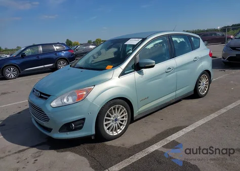 2013 Ford C-Max Hybrid Sel из США, поврежденный, VIN 1FADP5BU6DL518263